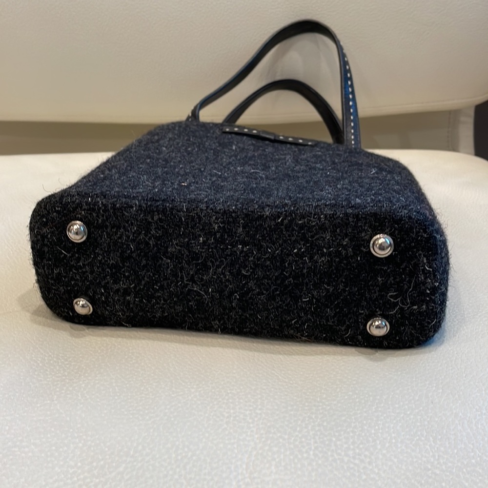 Kate Spade gray wool clutch purse - Picture 3 of 9